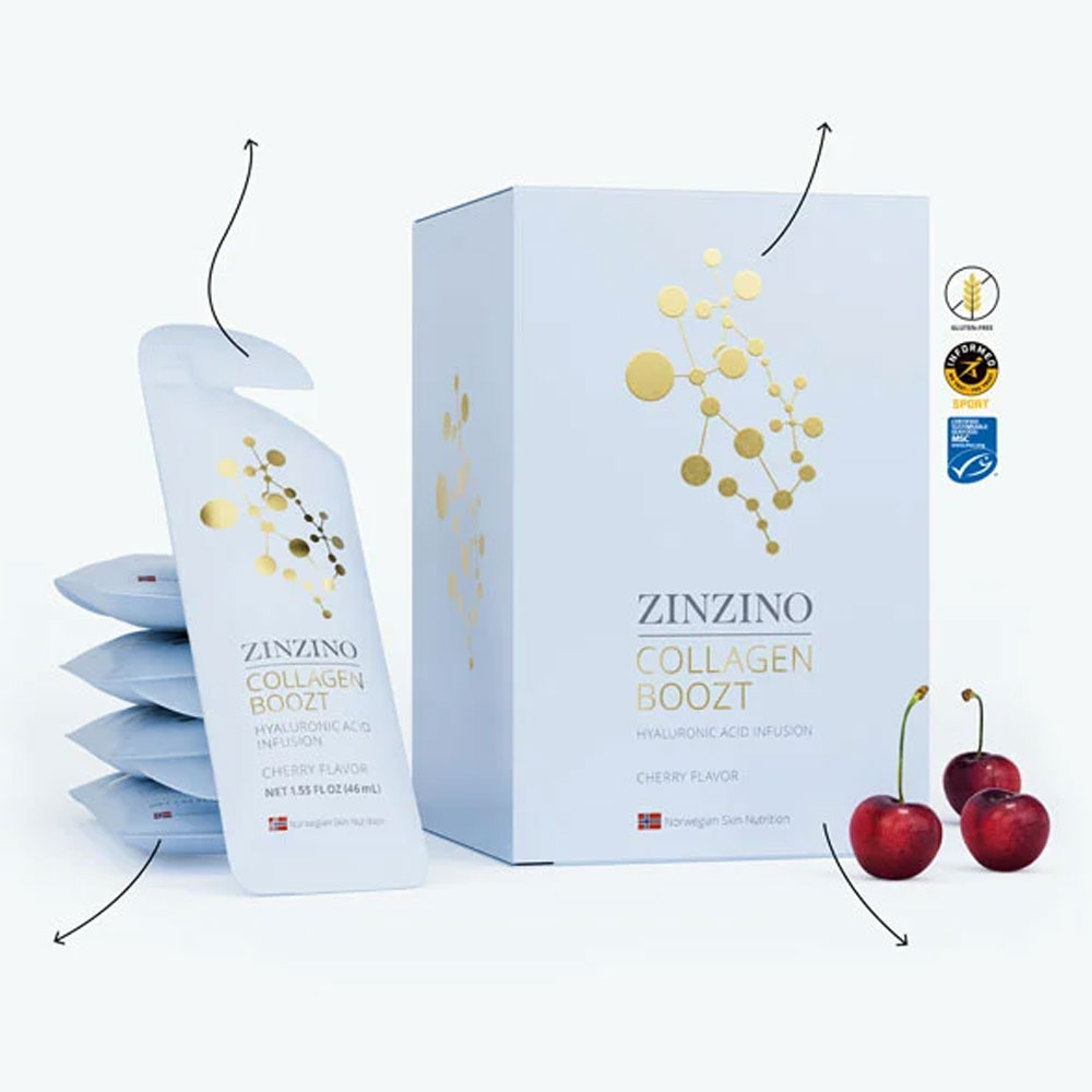 ZinZino Collagen Boozt - усовершенствованный жидкий морской коллаген