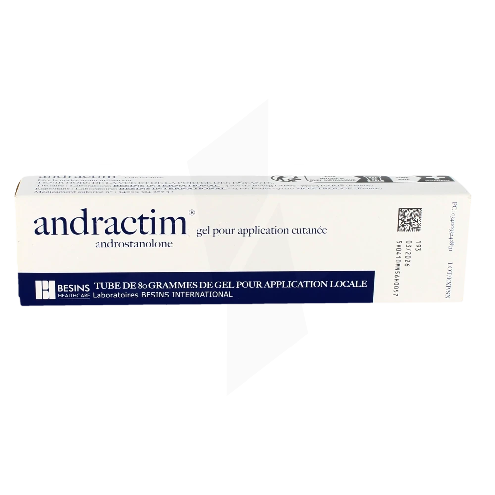 Андрактим (Andractim) гель 2,5%, 80 г (Dihydrotestosterone)